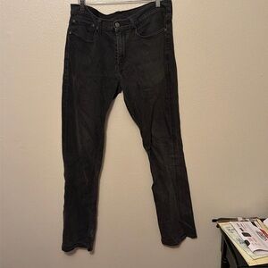 514 Black washed Levi’s 34X36